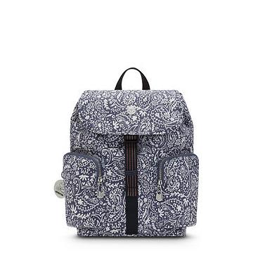 Kipling Anto Woodstock Rugzak Wit Blauw | NL 1676SG